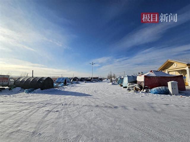 ℃搭帐篷直播露营生活：为御寒每天烧掉20元煤炭和30元柴油冰球突破游戏80后“叛逆夫妇”自驾漠河挑战极寒！零下30(图4)